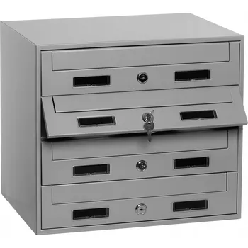 Poštovní schránka Poštovní schránka euroschránka, domovní Postmaster šedá