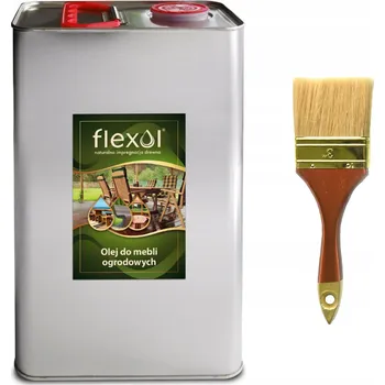 Olej na dřevo Flexol olej na zahradní nábytek, přírodní, 5 litrů