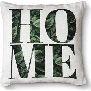 Dekorativní polštářek Antialergický dekorativní polštář s potiskem Premium 40x40 - Home listy