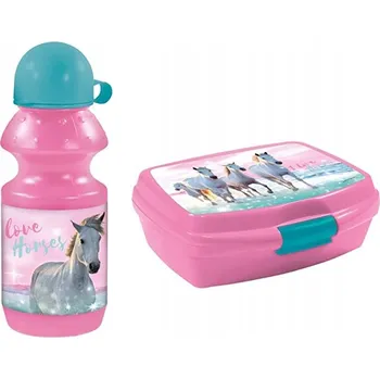 Svačinový box SVAČINOVÝ BOX + LAHVOVÉ LAHEV NA PITÍ 2V1 DERFORM