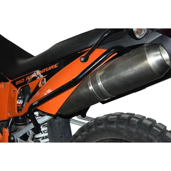 Rám pro motocykl Zadní padací rám HEED pro KTM 950 a 990 ADVENTURE, černý