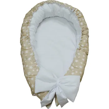 Hnízdečko pro miminko BabyTýpka Hnízdečko stars beige