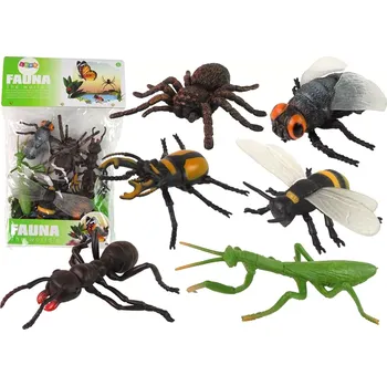 Figurka LEAN Toys Sada 6 hmyzích figurek Insect Spider Bee