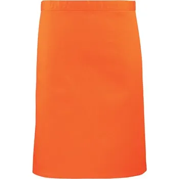 Premier Workwear Pracovní zástěra středně dlouhá PR151 Orange -ca. Pantone 1655 70 x 50 cm