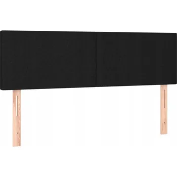 Opěrka hlavy postele Stylová čelo 144x78 cm, černá