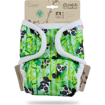 Plenkové kalhoty Medvídci Panda - svrchní kalhotky s PUL kapsami pat