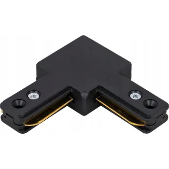 Bodové svítidlo Rohový konektor pro LED lištové osvětlení černý typ "L" pro lištový systém