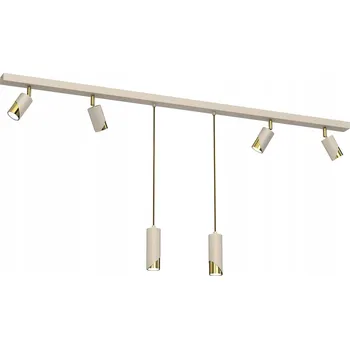 Bodové svítidlo Stropní bodové svítidlo kulatý Milagro béžové, žluté