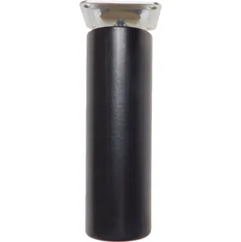 Stolová podnož Dřevěná nábytková noha válec průměr 40mm černý lak 18cm sada včetně montáže