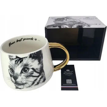 Hrnek Queen Isabell kočky porcelán 400 ml