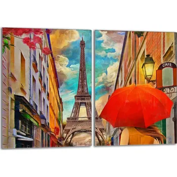 Kuchyňské prkénko Krájecí deska TMK ArtDeko sklo 2 ks