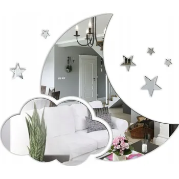 Zrcadlo Akrylové Zrcadlo "Měsíc" 60x70 Dekorativní Zrcadlo