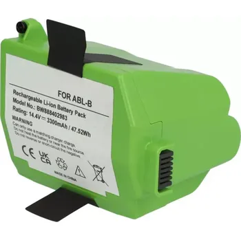 TopTechnology Baterie iRobot Roomba S9, S9+ 3300mAh 14,4V Li-Ion, akumulátor pro robotický vysavač