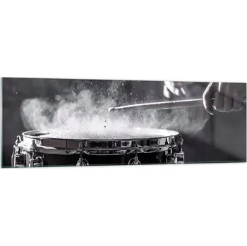 Obraz Velký skleněný obraz do obýváku XXL 160x50 hudba moderní fotoobraz obrazy