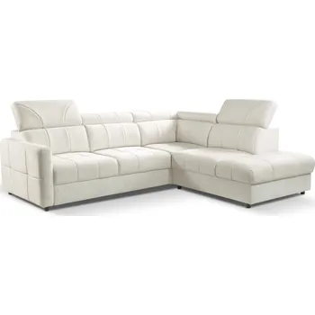 Sedací souprava Rozkládací rohová sedačka SAFIRA krémová