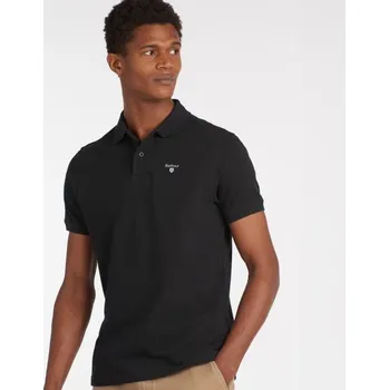 Pánské tričko Barbour Sports Polo Shirt — Classic Black