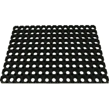 Rohožka GUMOVÁ ROHOŽKA 75x100 cm VSTUPNÍ PROTIKLOUZAVÁ