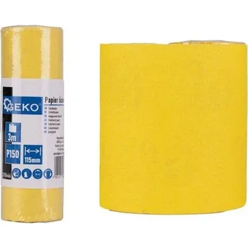 Brusný papír Brusný pás 115mm, role 3m, P150 GEKO