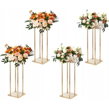Obraz Vevor 4 ks Šestihranný sloup, stojan na květiny