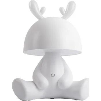 Lampička NOČNÍ LAMPA PRO DĚTI DO DĚTSKÉHO POKOJE BÍLÁ BEZDRÁTOVÁ SOBÍK