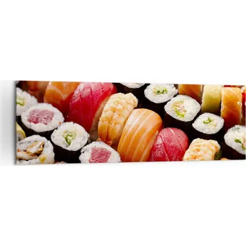 Obraz Velký obraz do obýváku 160x50 gastronomie moderní na plátně obrazy