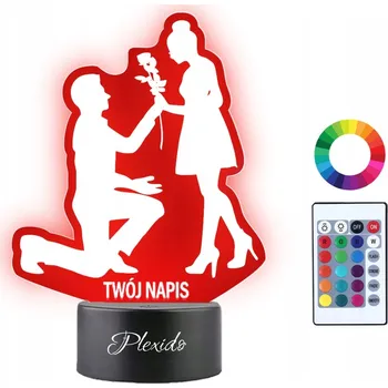 Lampička Plexido vícebarevná Noční lampa