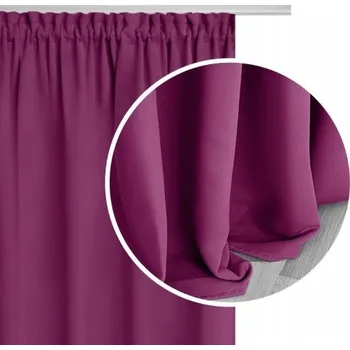 Obraz ZÁCLONY DO OBÝVÁKU ZATEMŇUJÍCÍ NA PÁSCE S ŽABKAMI AMARANTOVÉ 140x195 HOLD