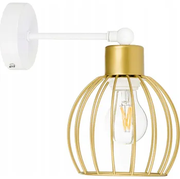 Nástěnné svítidlo Nástěnné svítidlo E27 lustr pevný loft drát zlatý 1