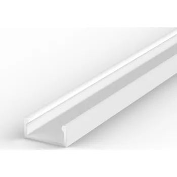 LED osvětlení LED profil 1m bílý lakovaný hliník P4-1
