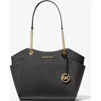 Kabelka MICHAEL KORS dámská kabelka Jet Set Large Saffiano Leather Shoulder černá