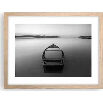 Obraz Obraz plakát v rámu světlý dub do obýváku 40x30 krajina foto na zeď