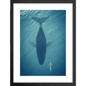 Obraz Obraz plakát v černém rámu do obýváku 30x40 krajina plakáty na zeď