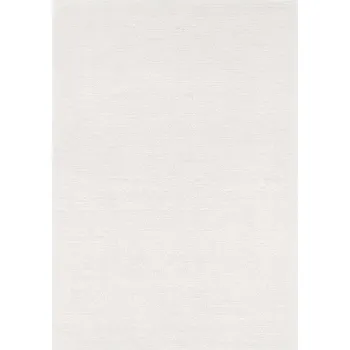 Koberec Bílý plyšový koberec do obýváku hustý 160x230 cm