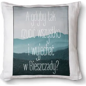 Obraz Pohodlný foto polštář dekorativní s potiskem jako dárek 40x40 - Bieszczady (Bieszczady)