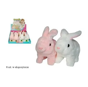 plyšák Królik ruszający głową, policzkami, ogonem MIX