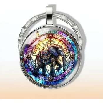 Přívěsek na klíče se slonem