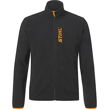Pánská casual bunda Fleecová bunda STIHL (černá) (vel. L)