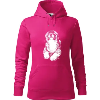 Dámská mikina Mikina - Moskevský strážní pes Barva: Purpurová (40), Velikost: XS, Střih: Dámské