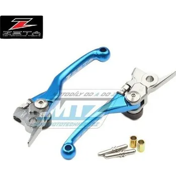 Sada výklopných páček ZETA PIVOT - ZETA ZE44-4159 - KTM 65SX / 14-23 + 85SX / 14-23 + 250Freeride+350Freeride + Husqvarna TC65+TC85 / 14-23 - modré ZE444159