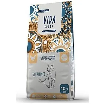 Krmivo pro kočku Kraftia VIDA SUPER CAT Adult Ster.Chicken&Veggies 10kg