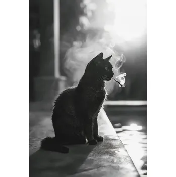 Plakát Plakát Kočičí pauza bez rámu 40 x 60 cm