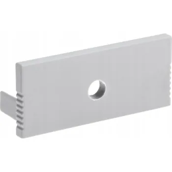 Příslušenství pro LED osvětlení Záslepka pro profil nástěnný P XL s otvorem, šedá