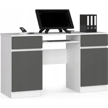 Obdélníkový psací stůl Akord 135 x 50 x 77 cm grafit