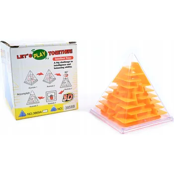 Hlavolam 3D Labyrint – Pyramida: Logická hra a hlavolam