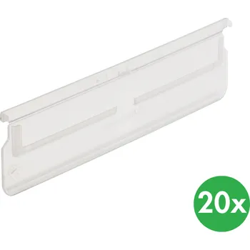 Úložný box Schoeller Allibert Dělící přepážky pro regálové boxy MAX, šířka 230 mm, 20 ks