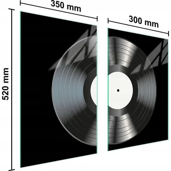 Kuchyňské prkénko Krájecí deska TMK ArtDeko sklo 2 ks