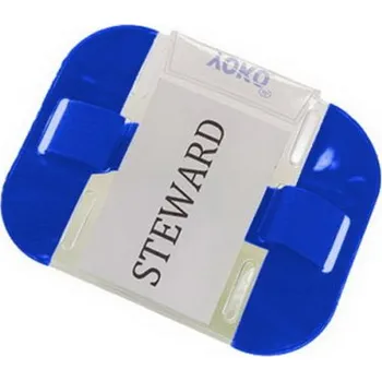 Yoko Reflexní Id páska na ruku ID03 Fluo Blue one size