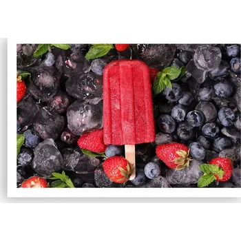 Obraz Obraz plakát do obýváku ložnice 91x61 zmrzlina foto plakáty na zeď bez rámu