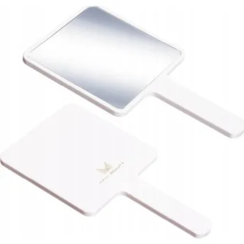 Kosmetické zrcátko Kosmetické zrcátko s rukojetí BÍLÉ