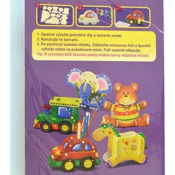 3D puzzle Stojánek na tužky - dřev. 3D puzzle MEDVÍDEK